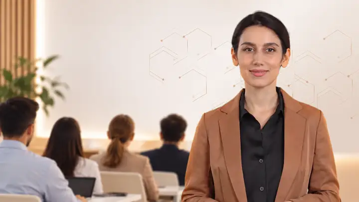 A structured onboarding and staff-training video template.